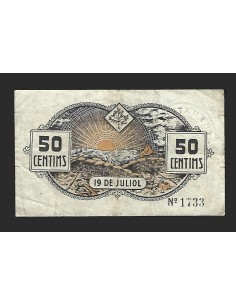 FULIOLA, LA (Lleida) - 50 cèntims 1937 2