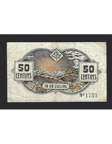 FULIOLA, LA (Lleida) - 50 cèntims 1937