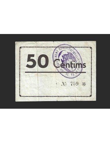 HOSTALETS DE PIEROLA (Barcelona) - 50 cèntims 1937