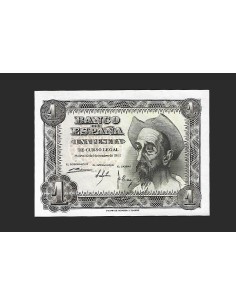 ESTADO ESPAÑOL - 1 PESETA 1951 SERIE A