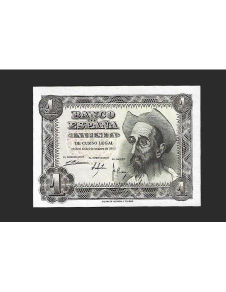 ESTADO ESPAÑOL - 1 PESETA 1951 SERIE A