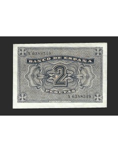 ESTADO ESPAÑOL 2 PESETAS 1938 SERIE A 2