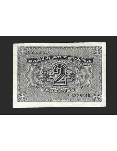 ESTADO ESPAÑOL 2 PESETAS 1938 SERIE A