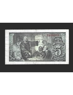 ESTADO ESPAÑOL - 5 PESETAS 1943 SIN SERIE 2