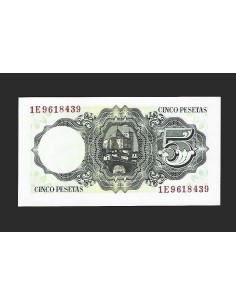 ESTADO ESPAÑOL - 5 PESETAS 1951 SERIE 1E 2