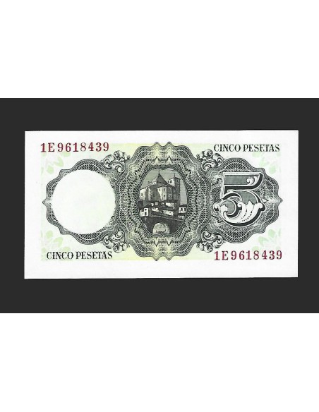 ESTADO ESPAÑOL - 5 PESETAS 1951 SERIE 1E
