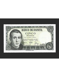 ESTADO ESPAÑOL - 5 PESETAS 1951 SERIE 1E