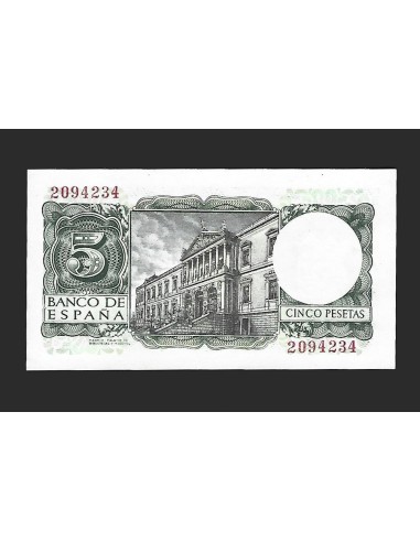 ESTADO ESPAÑOL - 5 PESETAS 1954 SIN SERIE