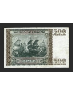 ESTADO ESPAÑOL - 500 PESETAS 09-01-1940 SERIE A 2