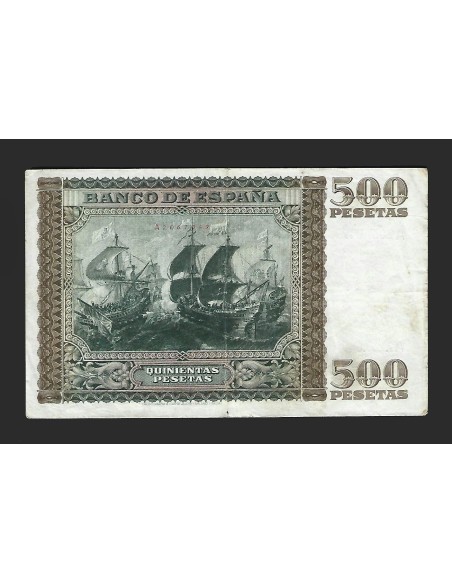ESTADO ESPAÑOL - 500 PESETAS 09-01-1940 SERIE A
