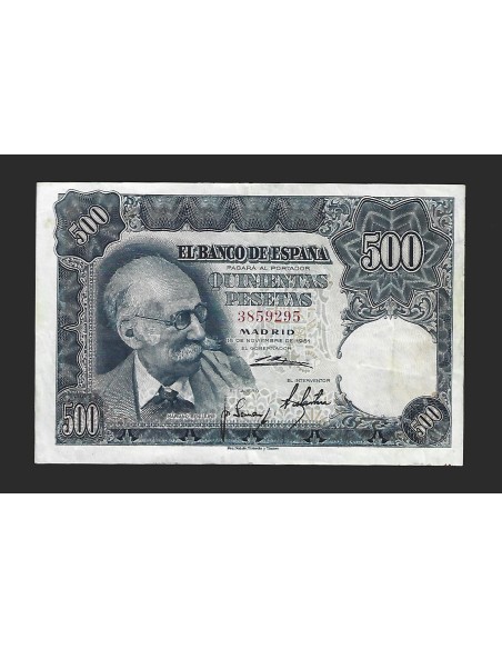ESTADO ESPAÑOL - 500 PESETAS 15-11-1951 SIN SERIE