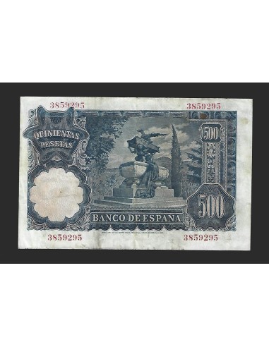 ESTADO ESPAÑOL - 500 PESETAS 15-11-1951 SIN SERIE