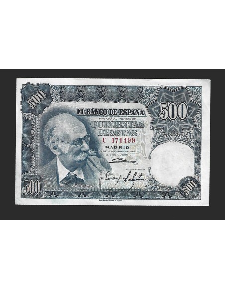 ESTADO ESPAÑOL - 500 PESETAS 15-11-1951 SERIE C
