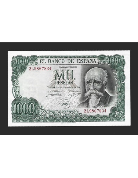 ESTADO ESPAÑOL - 1000 PESETAS 1971 SERIE 2L