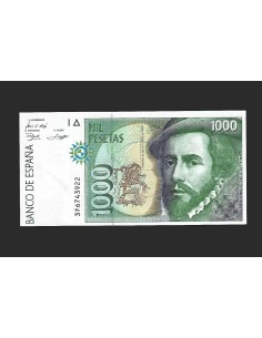 JUAN CARLOS I - 1000 PESETAS 1992 SERIE 3F