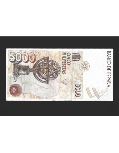 JUAN CARLOS I - 5000 PESETAS 1992  SERIE 1F