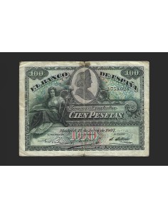 ALFONSO XIII - 100 pesetas 1907