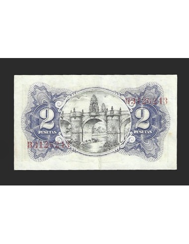 II REPÚBLICA HACIENDA - 2 PESETAS 1938