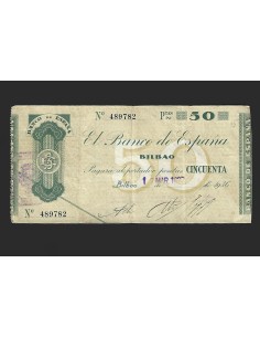 II REPÚBLICA BILBAO - 50 PESETAS 1936