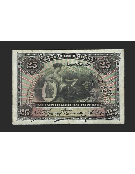 ALFONSO XIII - 25 pesetas 1907
