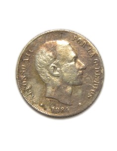 ALFONSO XII - 20 CENTAVOS 1884