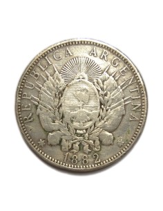 ARGENTINA 1882 - 1 PESO 2