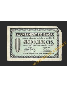 BAGA (Barcelona) - 25 cèntims 1937