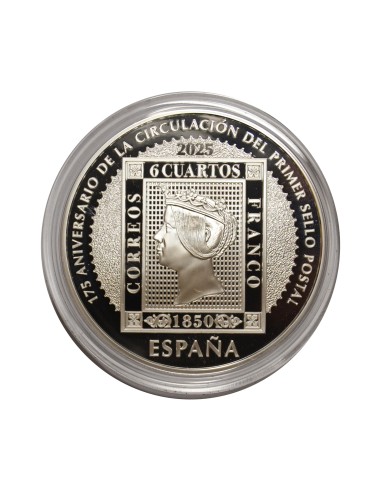 10€ 2025 ESPAÑA - 175 Aniversario 1r sello España