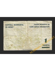 BEGET (Girona) - 1 pesseta 1937 2