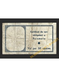 PERAMOLA (Lleida) - 50 cèntims 1937 2