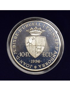 ANDORRA 1996 10 DINERS - CARLOMAGNO 2