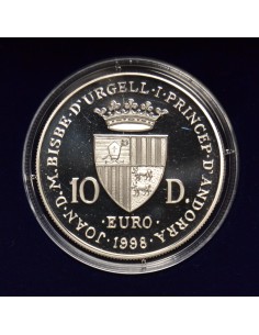 ANDORRA 1998 10 DINERS - DERECHOS HUMANOS 2