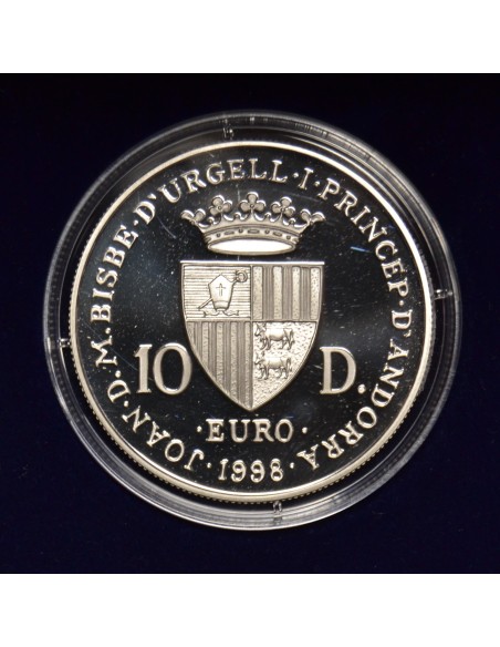 ANDORRA 1998 10 DINERS - DERECHOS HUMANOS