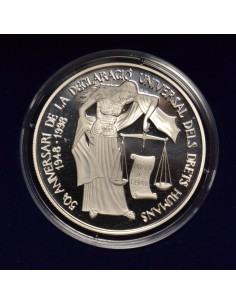 ANDORRA 1998 10 DINERS - DERECHOS HUMANOS