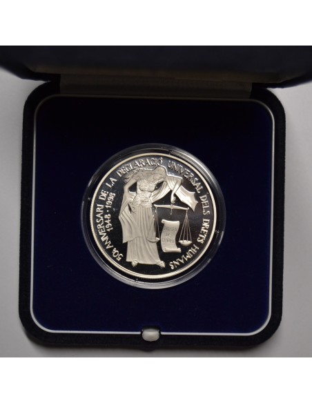 ANDORRA 1998 10 DINERS - DERECHOS HUMANOS