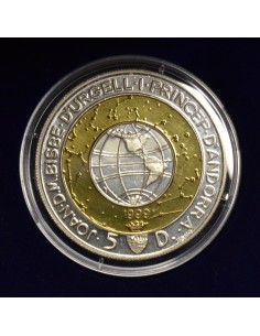 ANDORRA 1999  5 DINERS - MILENIO 2