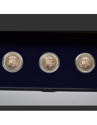 ANDORRA 1984 2 DINERS - (3 MONEDAS FAUNA)