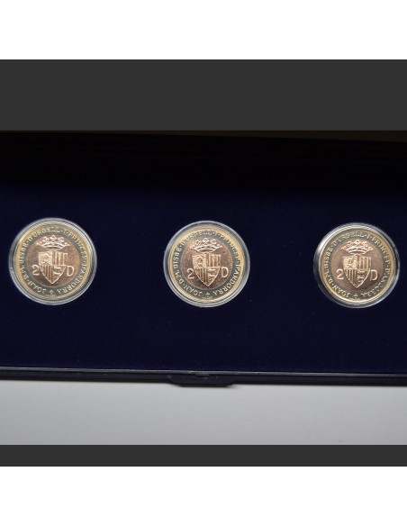 ANDORRA 1984 2 DINERS - (3 MONEDAS FAUNA)