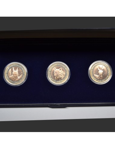 ANDORRA 1984 2 DINERS - (3 MONEDAS FAUNA)