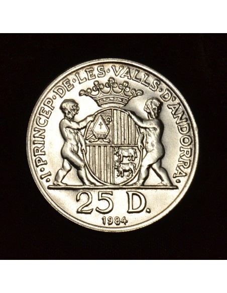 ANDORRA 1984 25 DINERS