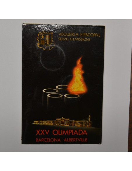 ANDORRA 1988 20 DINERS - 2 MONEDAS OLIMPICAS