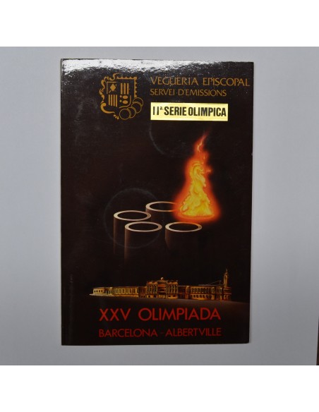 ANDORRA 1989 10 Y 20 DINERS - 2 MONEDAS OLIMPICAS