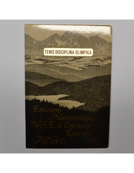 ANDORRA 1987 2 Y 20 DINERS - 2 MONEDAS TENIS