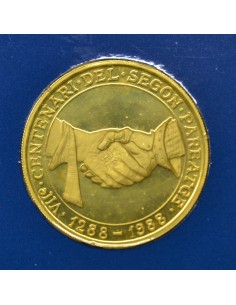 ANDORRA 1988 25 DINERS - PAREATGE