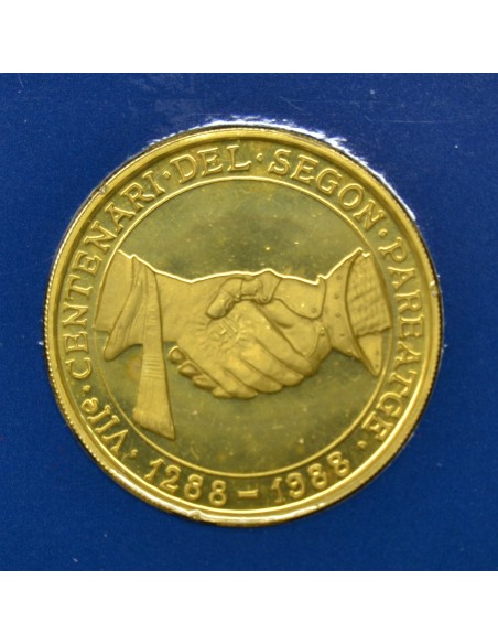 ANDORRA 1988 25 DINERS - PAREATGE