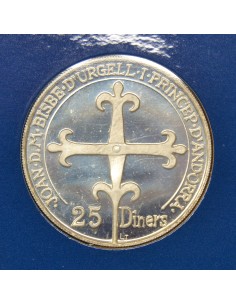 ANDORRA 1988 25 DINERS - PAREATGE 2