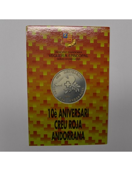 ANDORRA 1991 25 DINERS - CREU ROJA