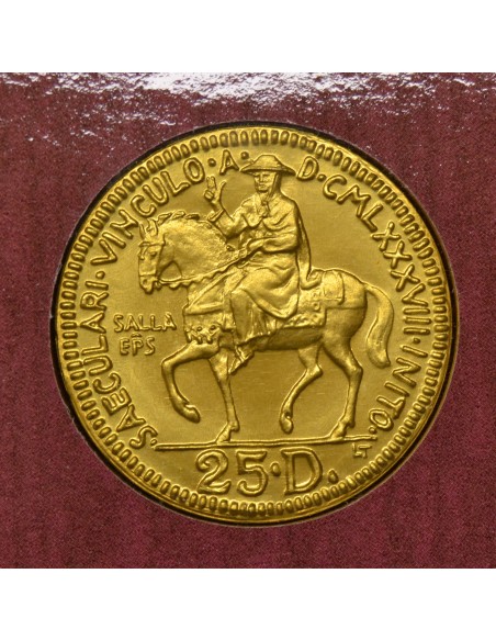 ANDORRA 1989 25 DINERS - BISBE SALA