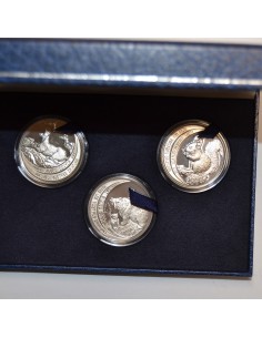 ANDORRA 1992 10 DINERS - FAUNA (3 MONEDAS)