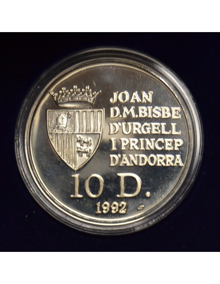 ANDORRA 1992,  10 DINERS 